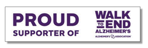 "Proud Supporter of Walk" Window Cling