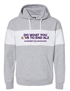 Do What You Love to End ALZ Fleece Hoodie