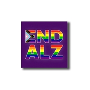 #ENDALZ Pride Pin 