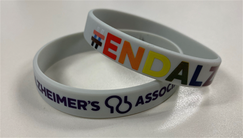 Amazon.com: SayitBands 3 Alzheimer's Awareness Wristband Silicone Bracelets  Purple : Office Products