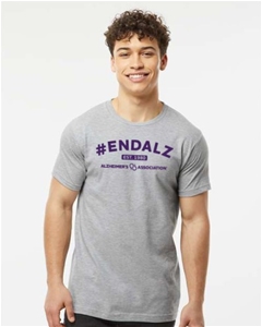 #ENDALZ University Style T-Shirt-Grey