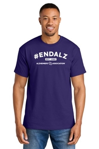 #ENDALZ University Style T-Shirt-Purple