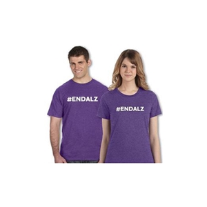 #ENDALZ Heathered Purple T-Shirt - Men's and Women's