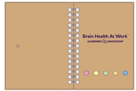 Brain Health At Work Notebook With Pen