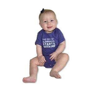 &quot;The End of Alzheimer&#39;s Starts With Me&quot; Infant Onesie