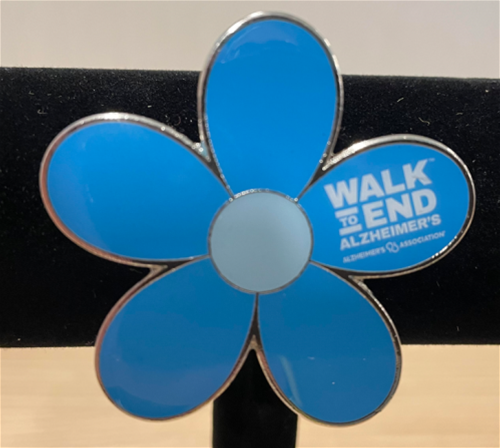 Promise Garden Flower Pin-Blue