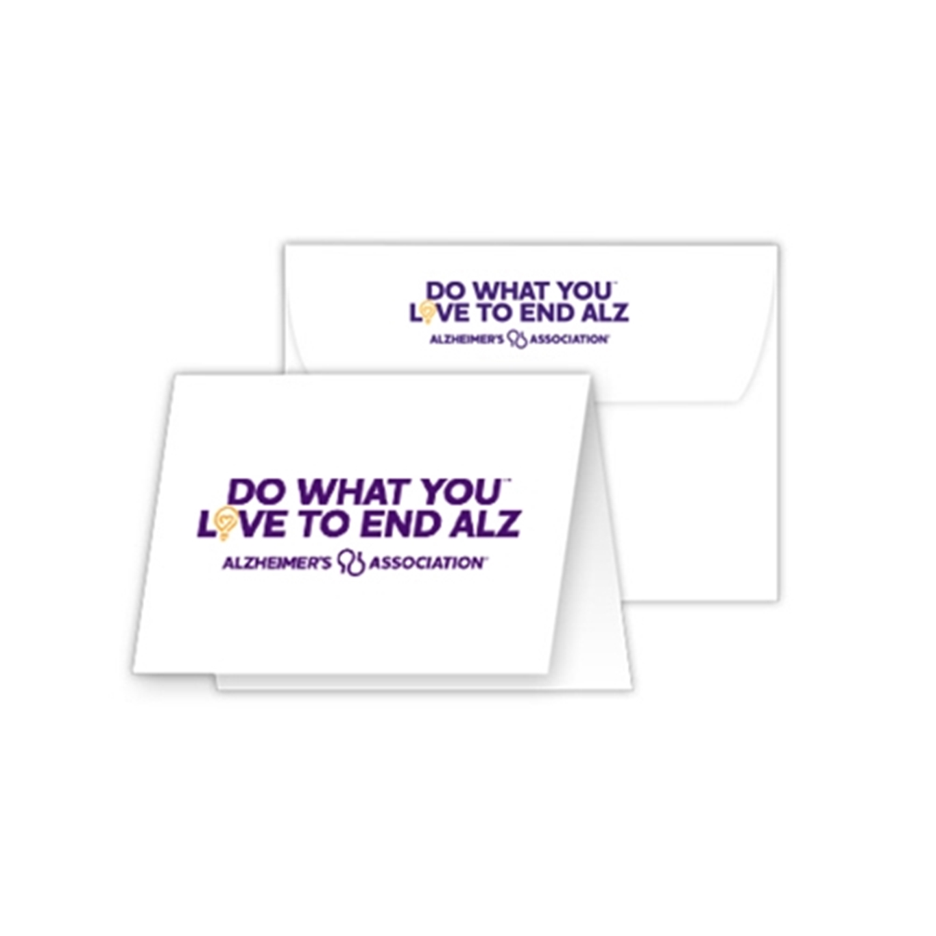 Do What You Love to End ALZ Notecards