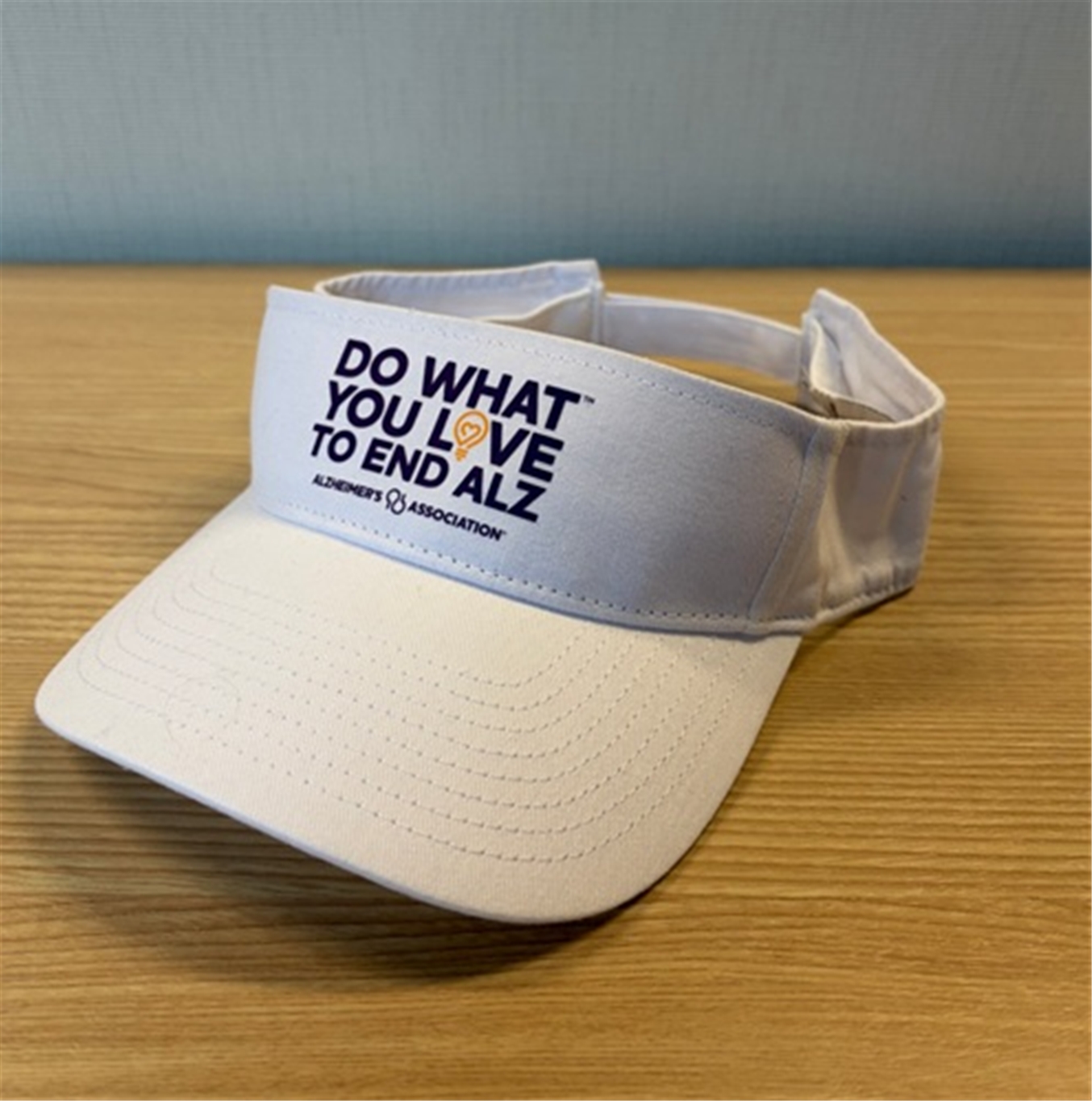 Do What You Love to End ALZ Visor