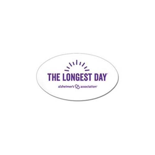 The Longest Day Oval Car Magnets