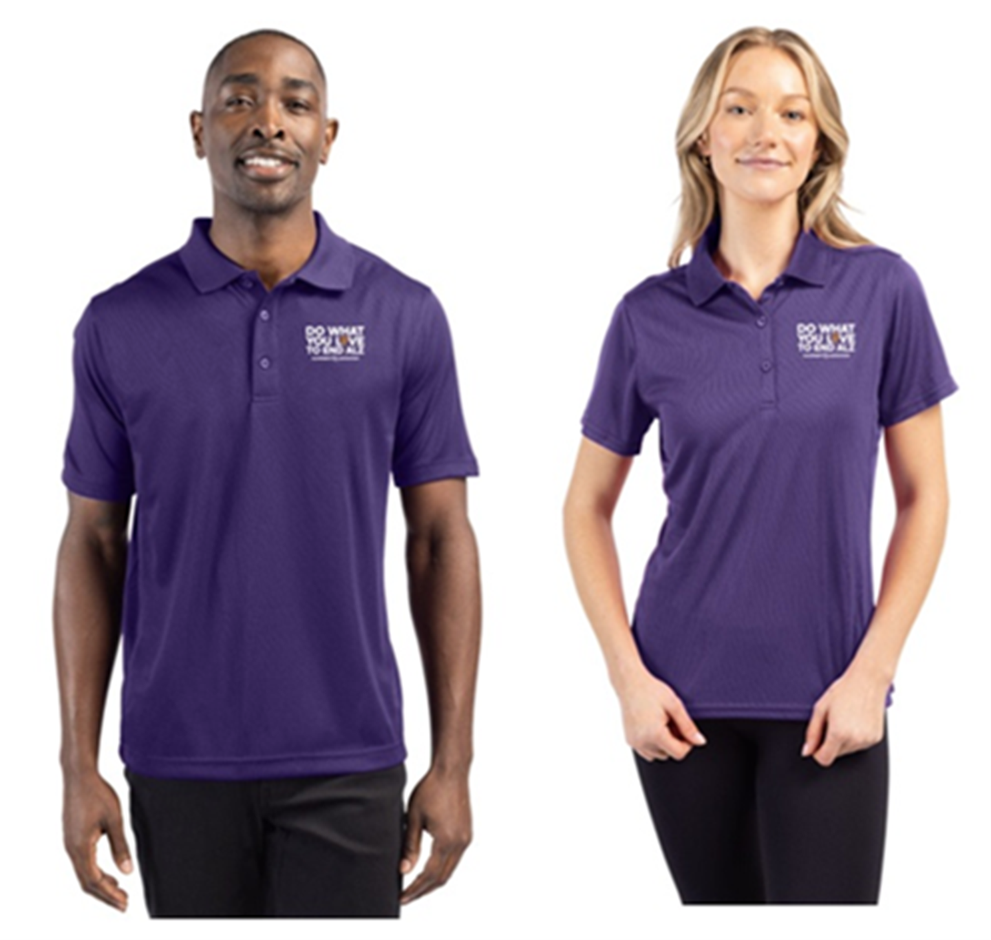 Do What You Love to End ALZ Polo Shirt