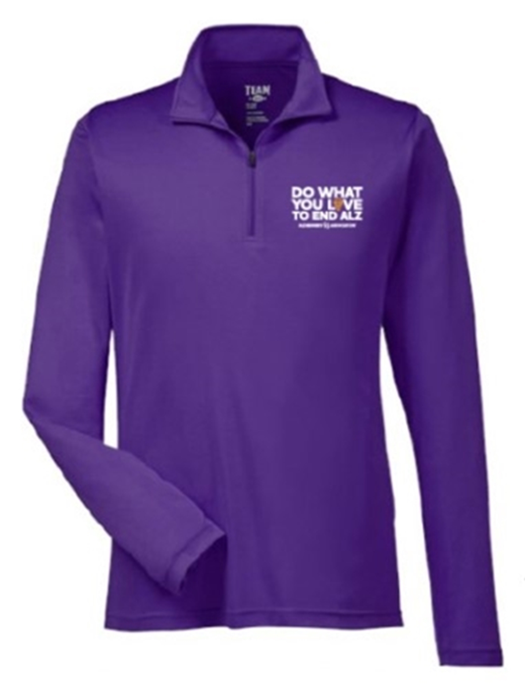 Do What You Love to End ALZ 1/4 Zip Pullover
